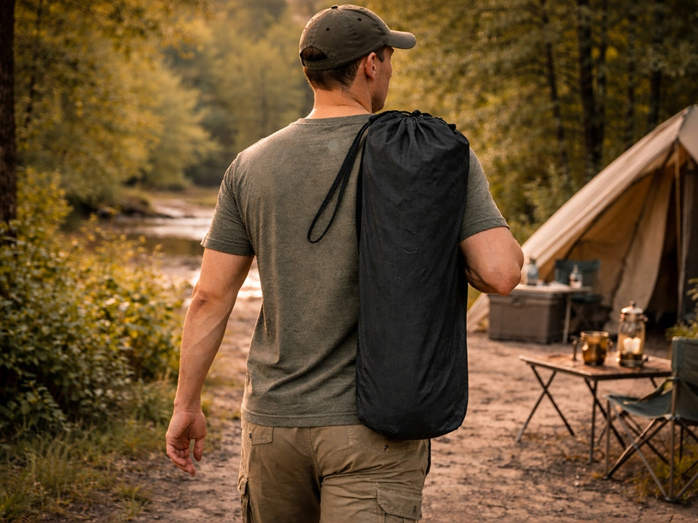 Angelstuhl faltbar Campingstuhl mit Tasche Tragetasche Outdoor bequem