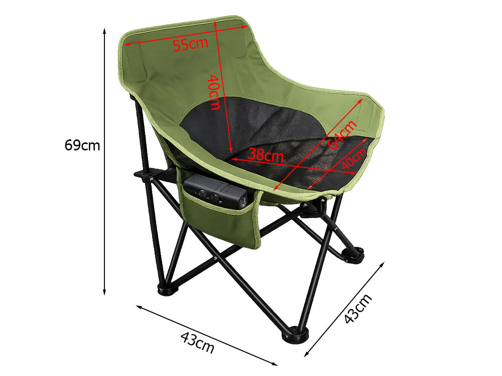 Angelstuhl faltbar Campingstuhl mit Tasche Tragetasche Outdoor bequem