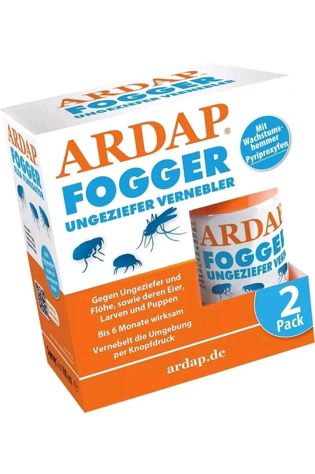 ARDAP Fogger Spray gegen Ungeziefer 2x100ml – Effektiver Insektenvernebler