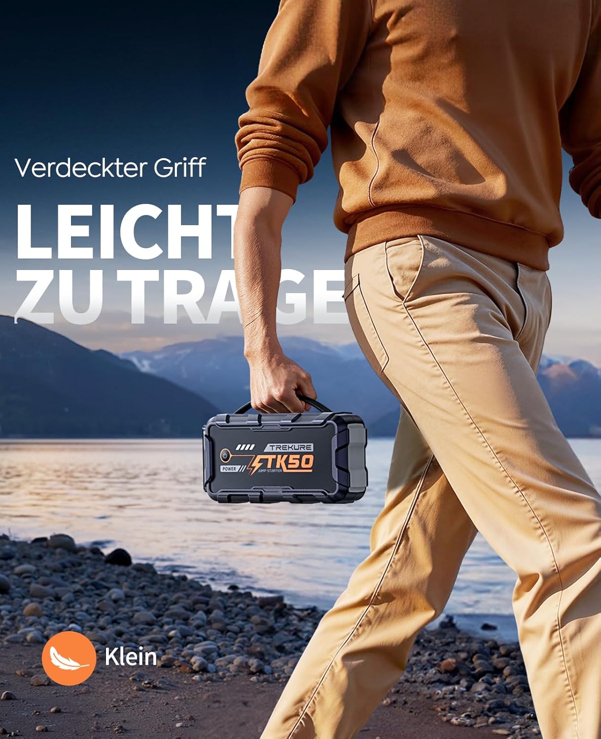 Auto Starthilfe Powerbank 8000A 26800mAh – 12V Booster für Diesel & Benzin
