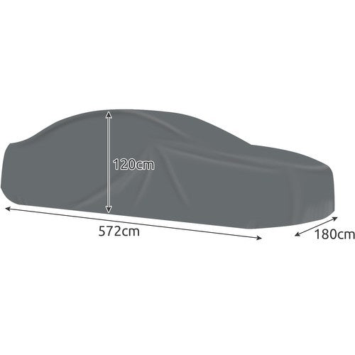 Wasserdichte Autoabdeckung 572×180×120 cm – Ganzjähriger Schutz vor Sonne, Regen, Staub & Schnee