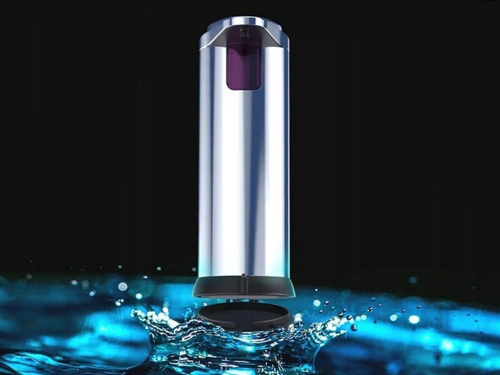 Automatischer Seifenspender 200ml Sensor Berührungslos Flüssigseife Silber