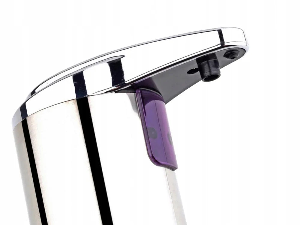 Automatischer Seifenspender 200ml Sensor Berührungslos Flüssigseife Silber