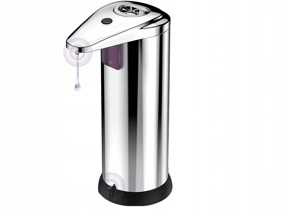 Automatischer Seifenspender 200ml Sensor Berührungslos Flüssigseife Silber