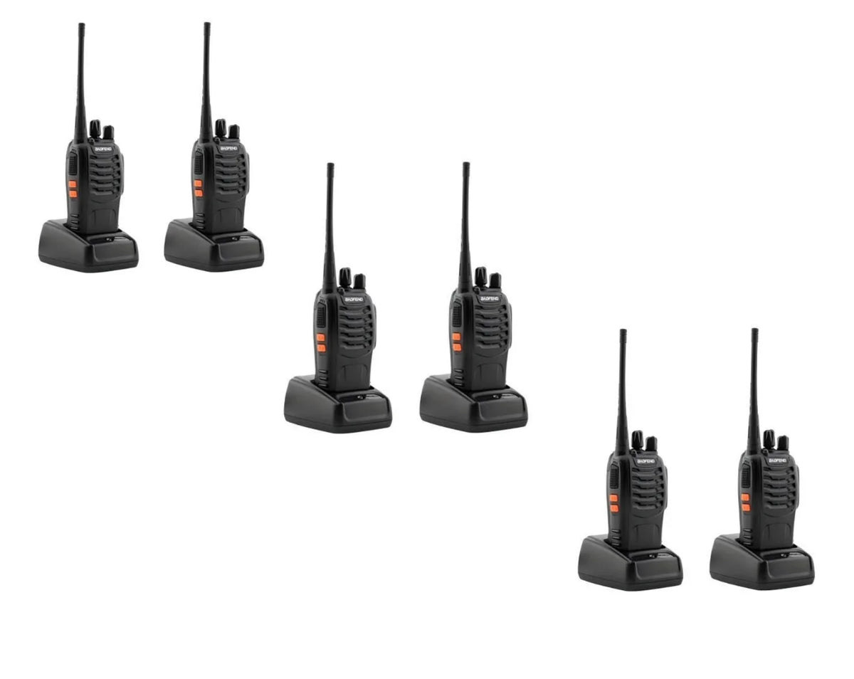 Baofeng Walkie Talkie Funkgerät PMR 16 Kanäle Reichweite 8km Set
