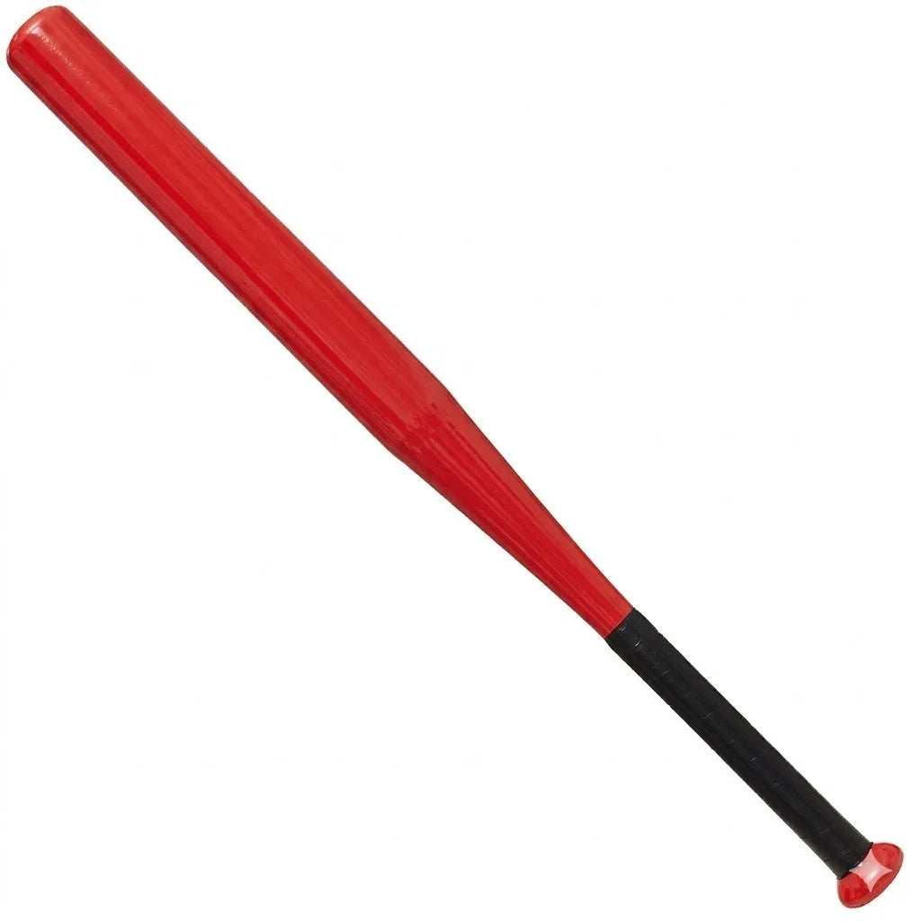 Baseballschläger 28 Zoll Stahl rot robust rutschfest für Training Freizeit Sport