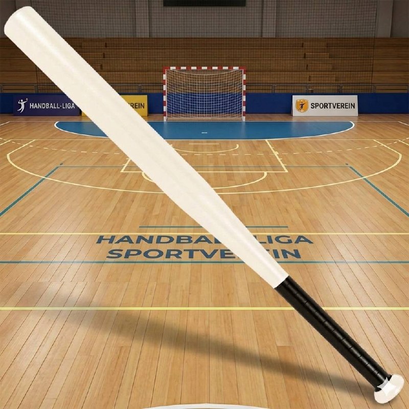 Baseballschläger 28 Zoll Stahl rot robust rutschfest für Training Freizeit Sport