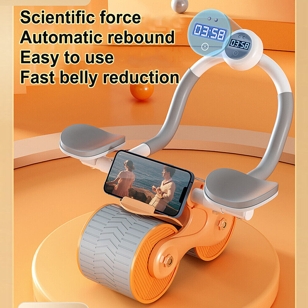 Abdominal Roller Abdominal Muscle Trainer AB Wheel Roller Automatic Rebound