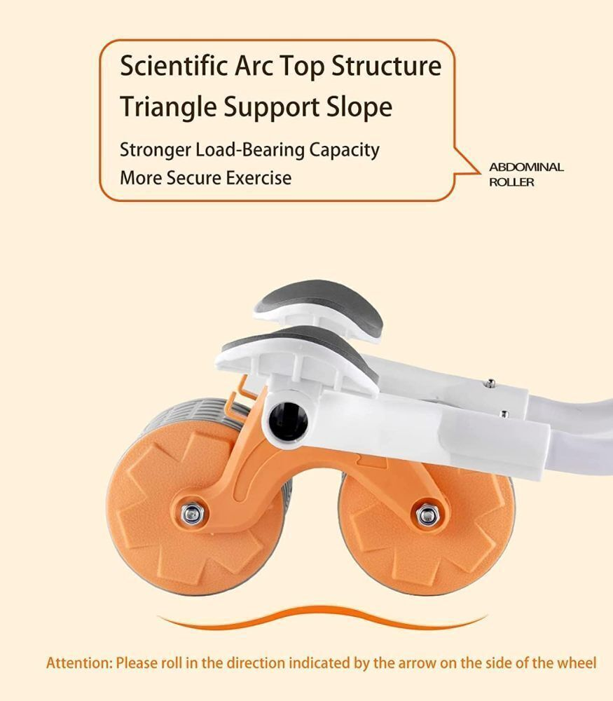 Bauchroller Bauchmuskeltrainer AB Wheel Roller Automatic Rebound