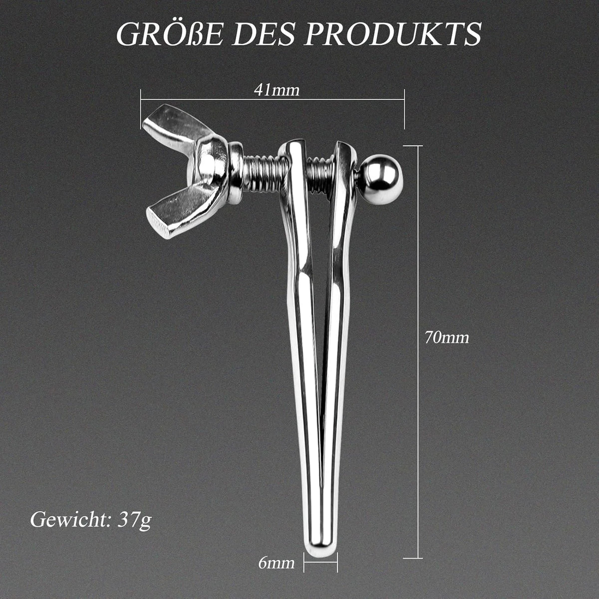 BDSMAGE Dilator Harnröhre Edelstahl Harnröhren Dilatatoren Set,Eichel Stimulator