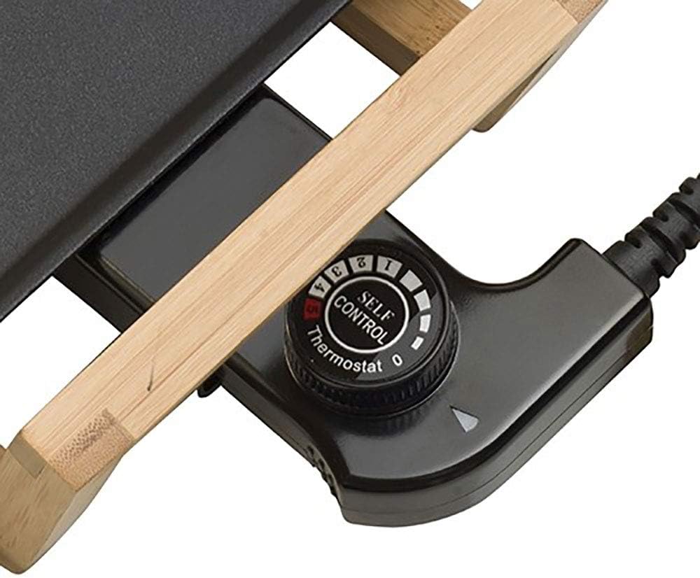 Bestron Elektrischer Tischgrill 2000W – Plancha & Teppanyaki 47x26 cm 4 Personen – Schwarz