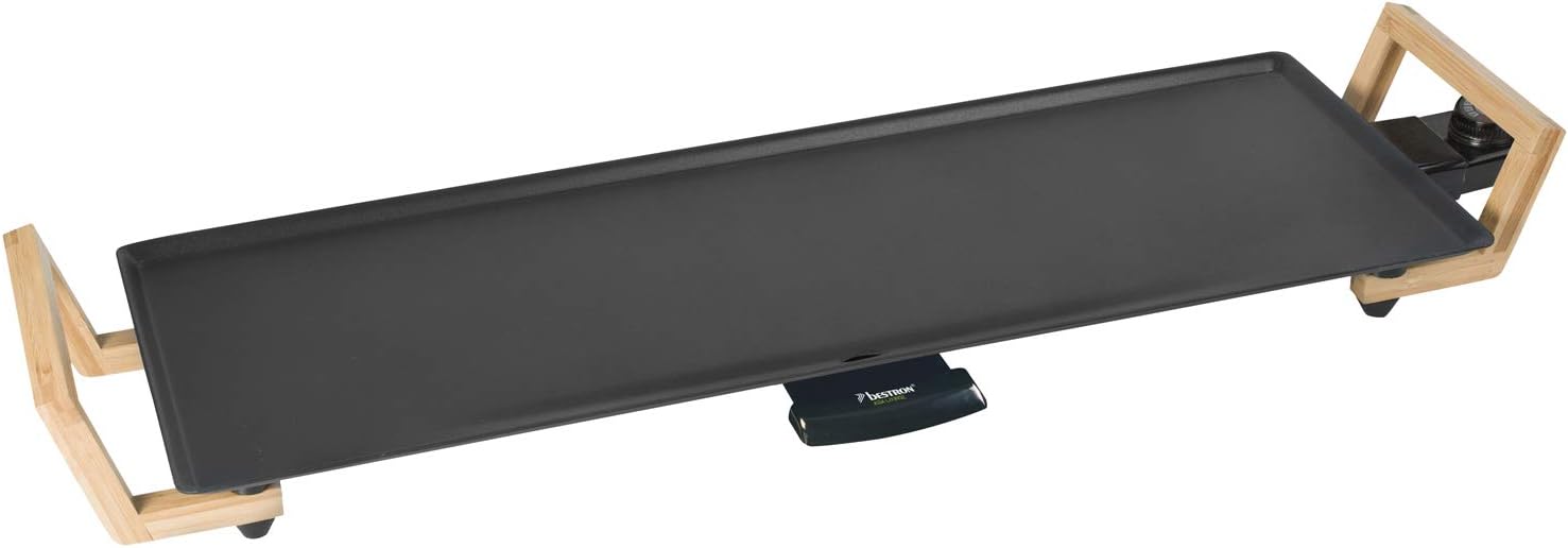 Elektrischer Tischgrill XL für 6 Personen – 1800W Teppanyaki 70x23 cm