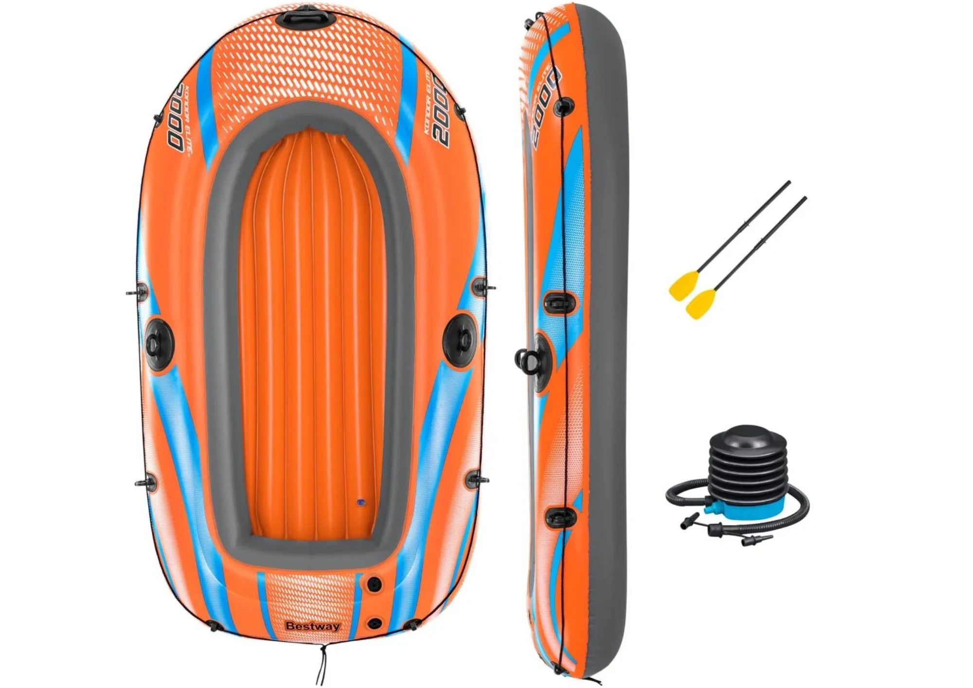 Bestway Kondor 2000 Schlauchboot 2 Personen Set Paddel Pumpe Auswahl