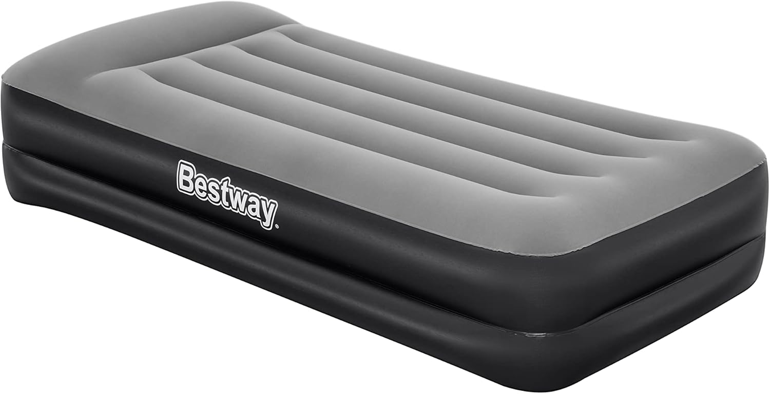 Bestway Luftbett 191x97x46 cm – Einzel Gästebett mit integrierter Pumpe