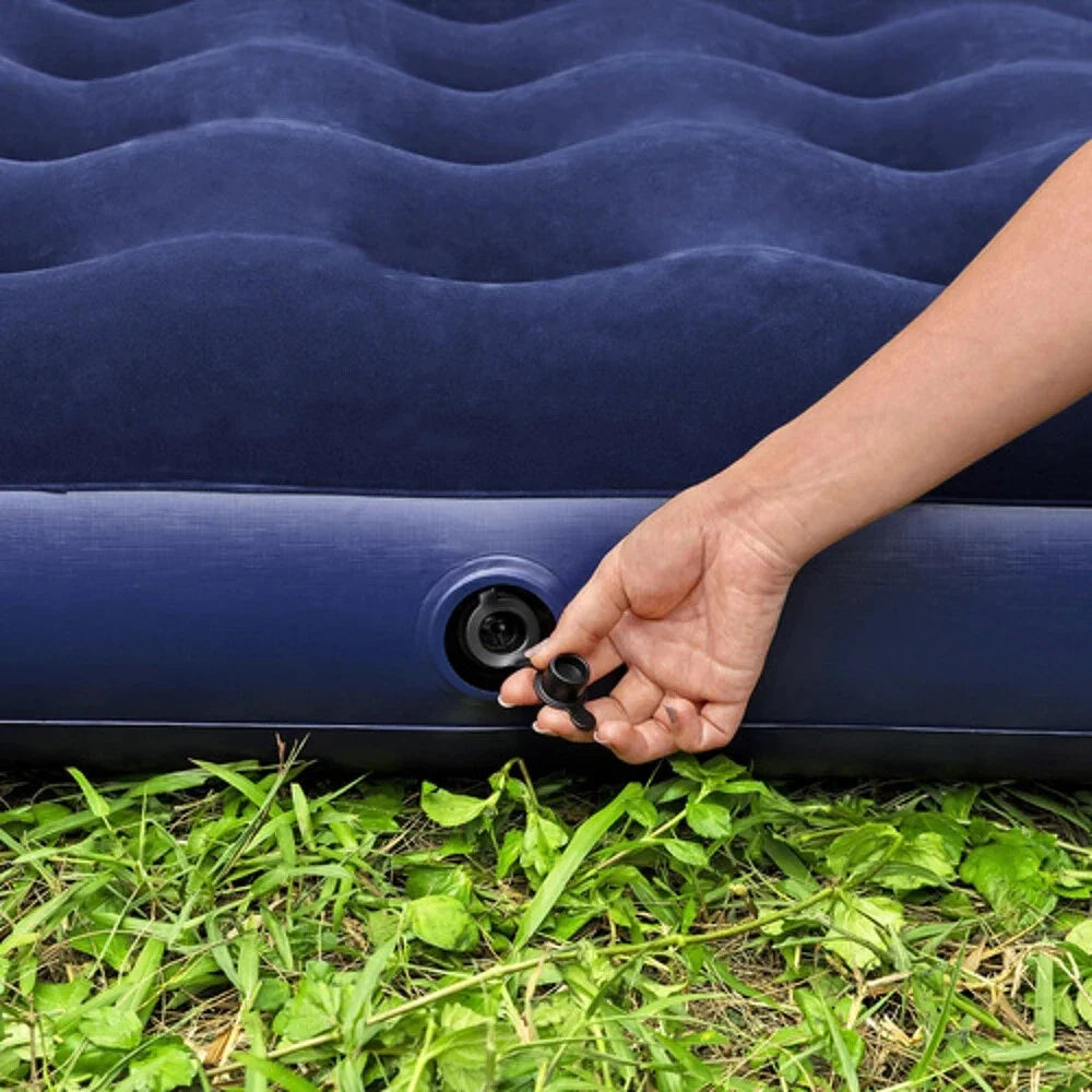 BESTWAY Luftbett 203 × 183 × 22 cm – Aufblasbares Doppelbett für 2 Personen bis 300 kg, Indoor & Camping