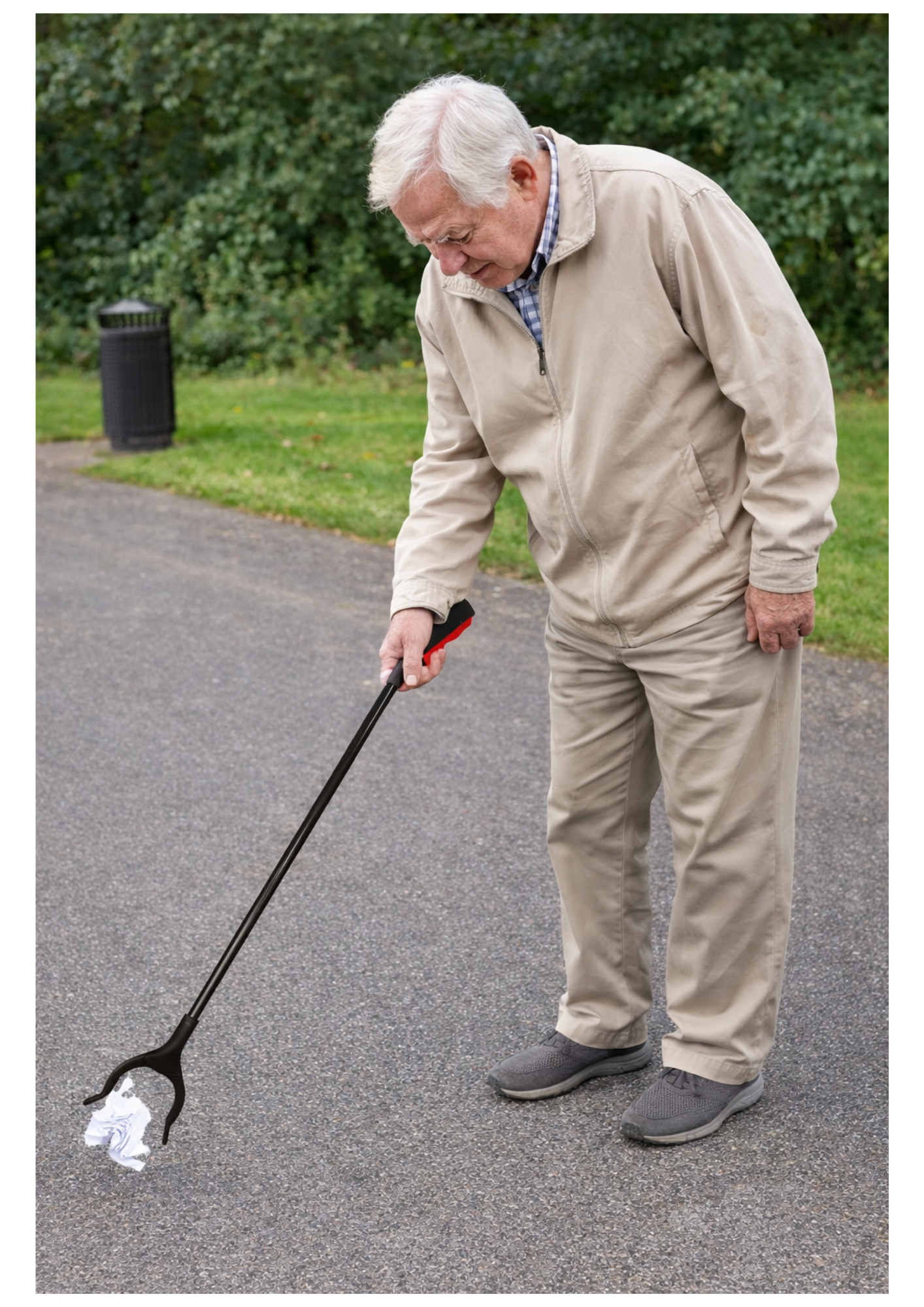 Greifzange 80 cm – Müllgreifer & Greifhilfe für Senioren, Abfallsammler & Alltagshilfe