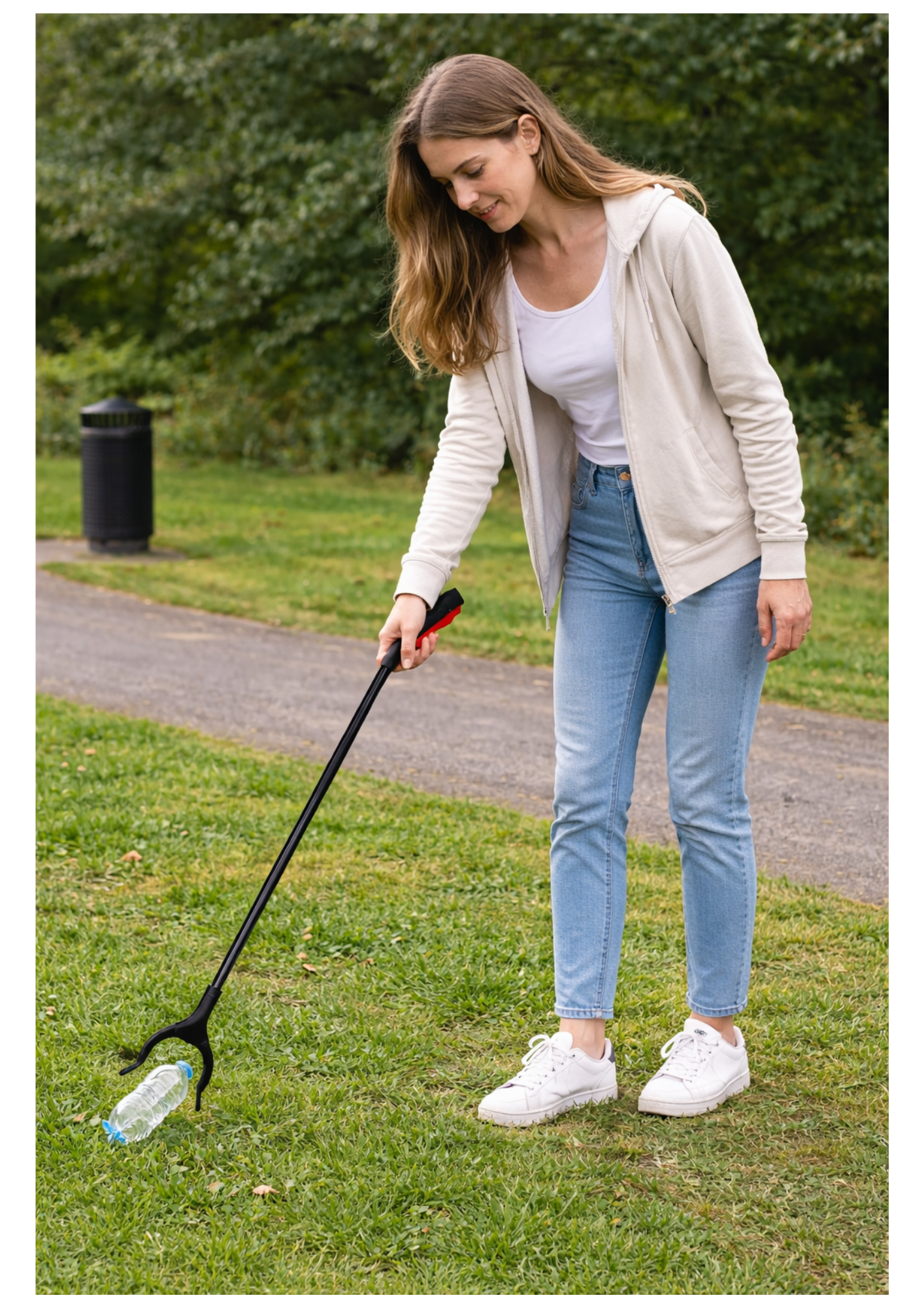 Greifzange 80 cm – Müllgreifer & Greifhilfe für Senioren, Abfallsammler & Alltagshilfe