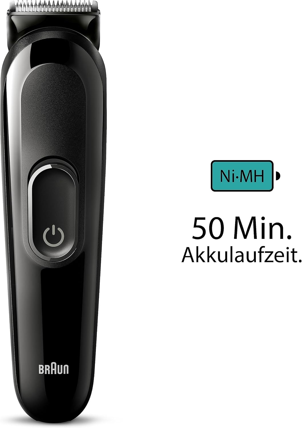 Braun Multi-Grooming Kit 3, 6-in-1 beard trimmer and hair clipper MGK3420 black 