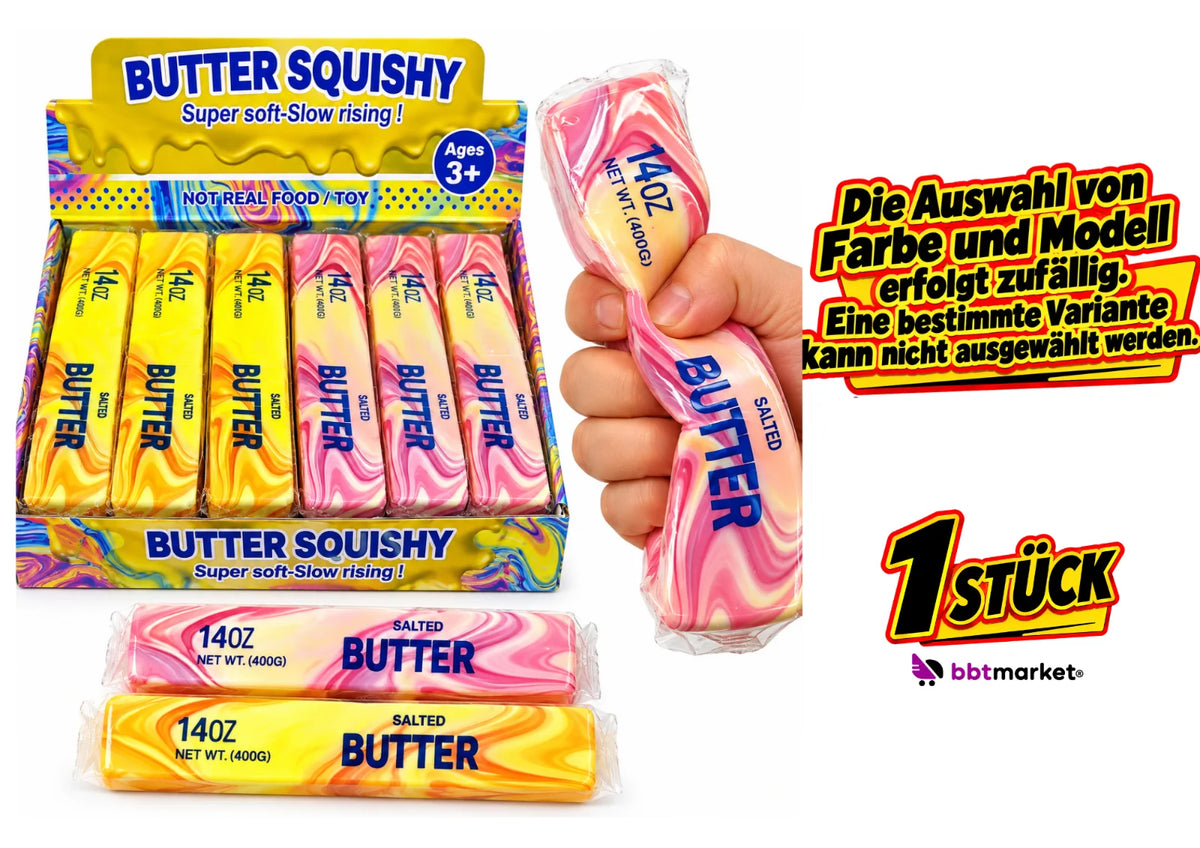 Butter Stick Squishy Rainbow Jumbo 14oz Fidget Toy Slow Rising Knautschspielzeug