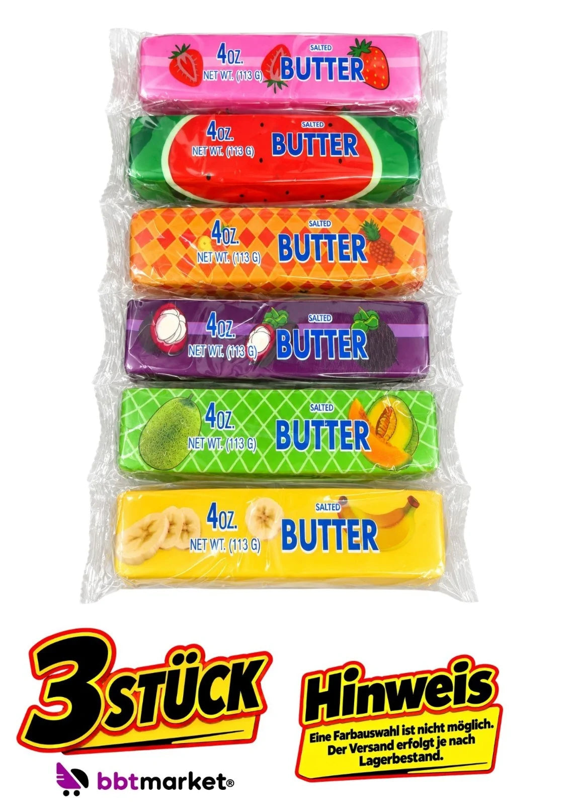 Butter Stick Squishy Weiches Anti‑Stress Fidget Spielzeug für Kinder Erwachsene
