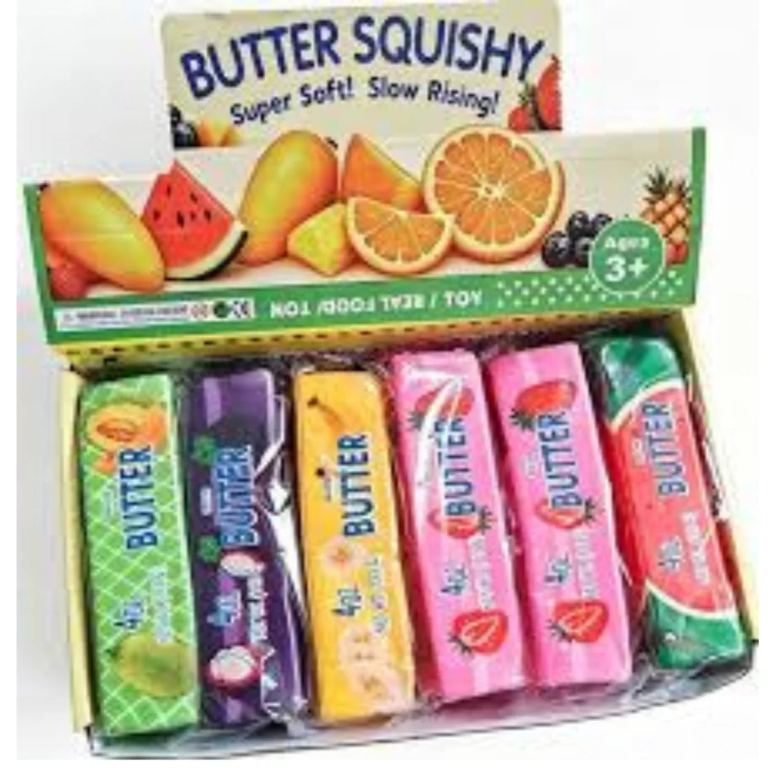 Butter Stick Squishy Weiches Anti‑Stress Fidget Spielzeug für Kinder Erwachsene