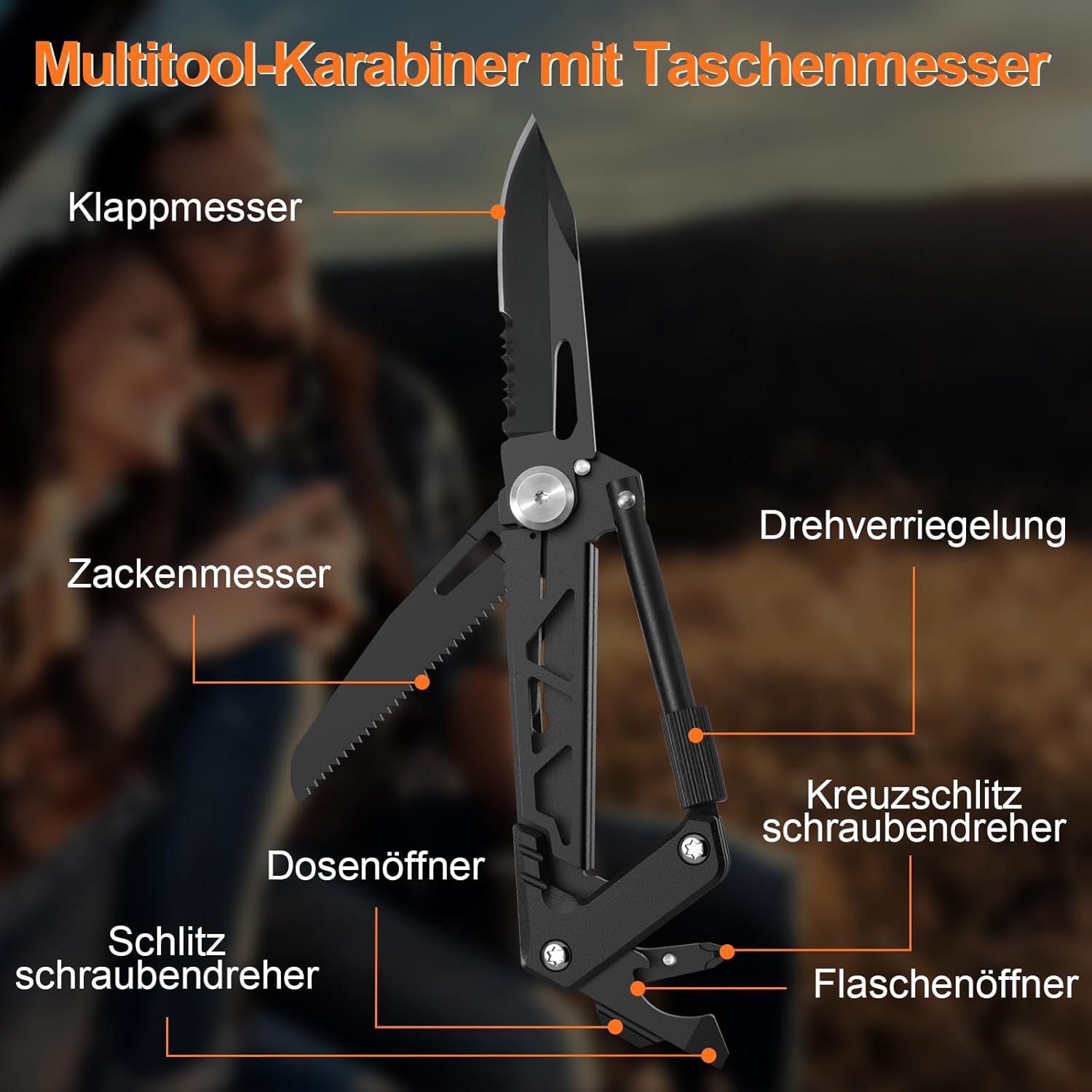 7 in 1 multitool pliers knife scissors saw pocket knife multifunctional tool 