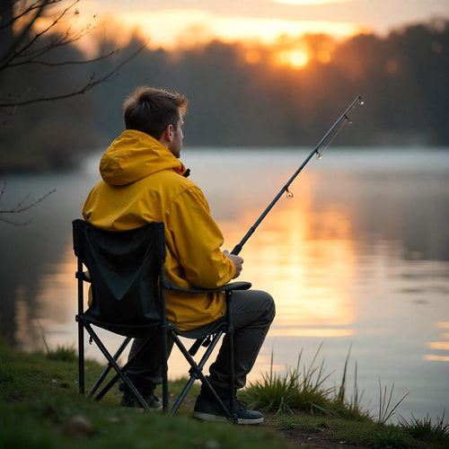 Camping Set 2x Klappstuhl Tisch faltbar Angelstuhl Outdoor mit Getränkehalter&Taschen
