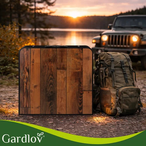 Camping Tisch Set klappbar mit 4 Stühlen Koffer höhenverstellbar Outdoor