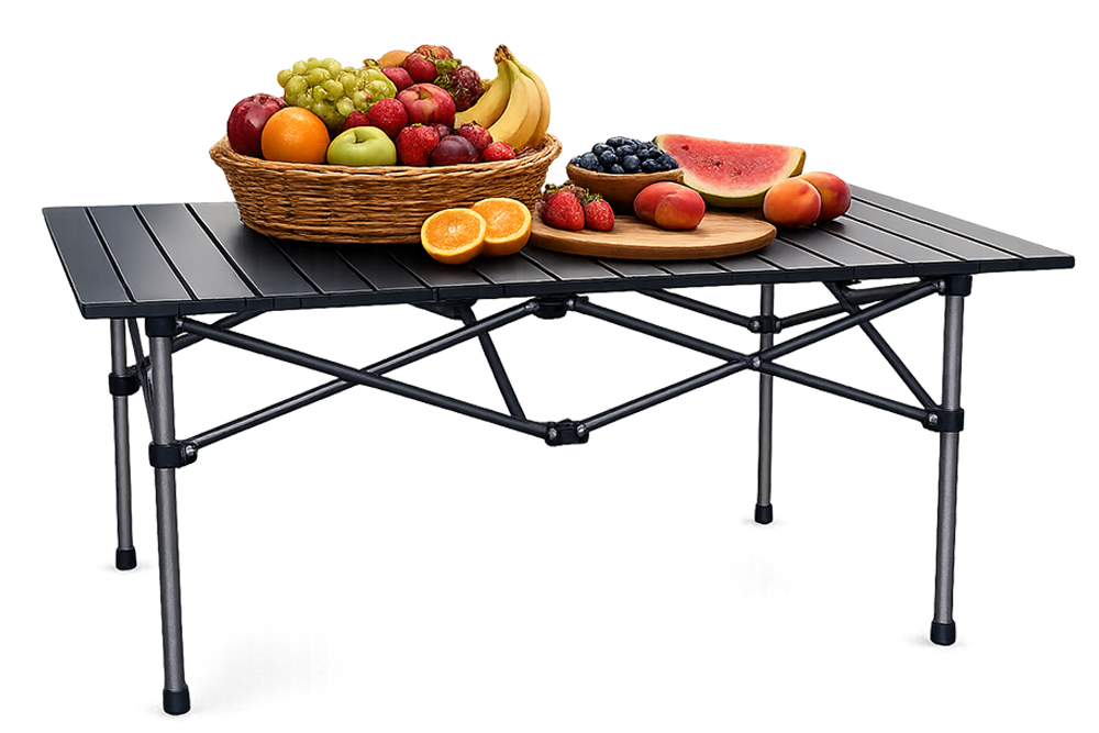 Campingtisch klappbar 95x55 faltbar Angeltisch Balkon Terrasse Outdoor Tisch