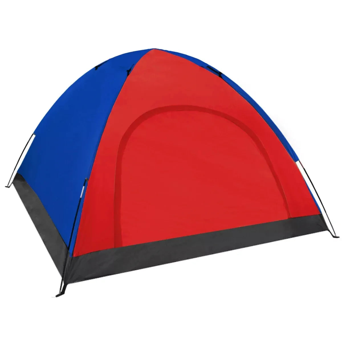 TRIZAND Campingzelt für bis zu 4 Personen – 190 × 190 × 123 cm mit Moskitonetz, Tragetasche und Regenschutz