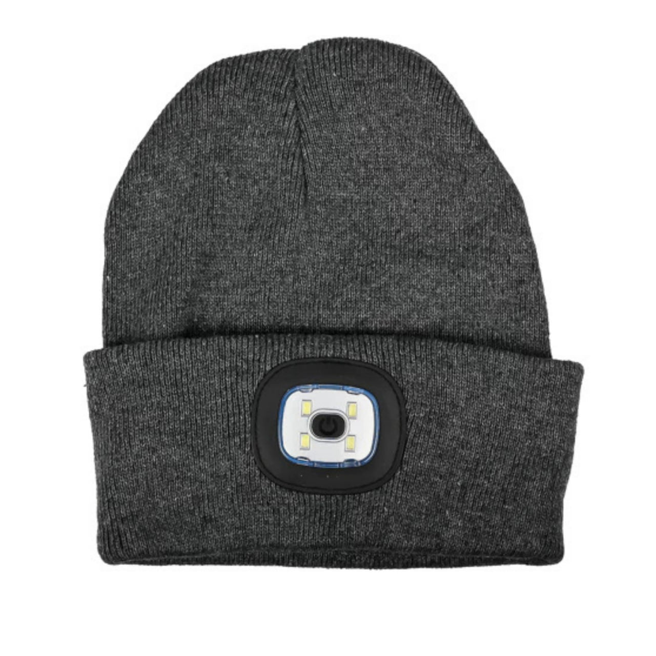 Wintermütze warme Strickmütze mit LED Licht aufladbar USB Beanie Portwest Mütze