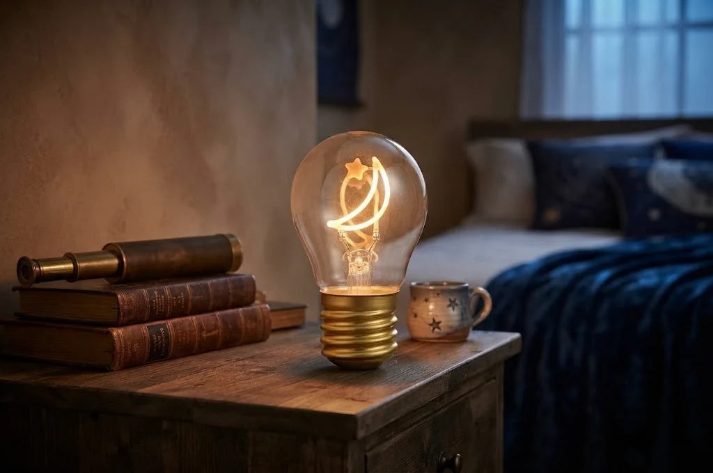 Dekoleuchte Glühbirne Akku USB-C Nachtlicht Geschenk Deko Tischlampe