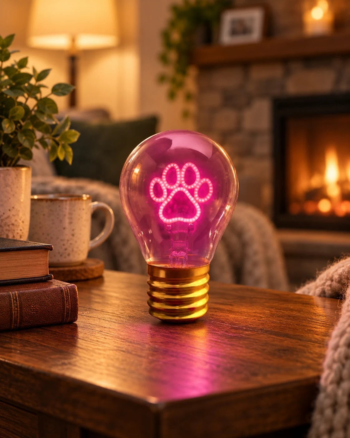 Dekoleuchte Glühbirne Akku USB-C Nachtlicht Geschenk Deko Tischlampe