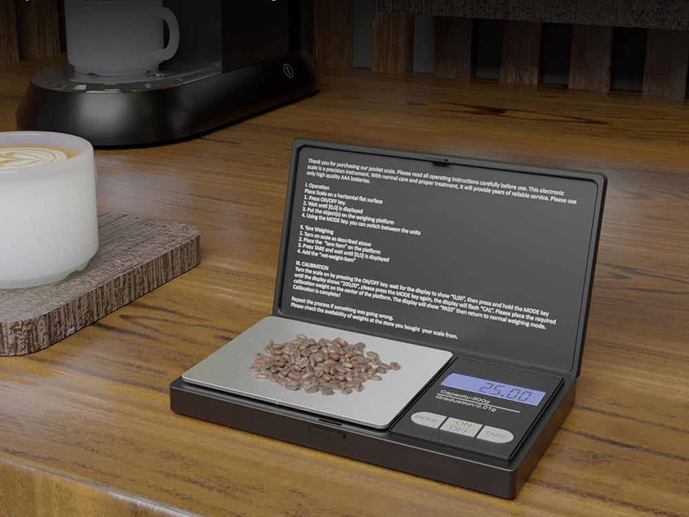 Digitale Taschenwaage 0,1g – 500g mit LCD & TARA – Präzisionswaage für Schmuck & Gold