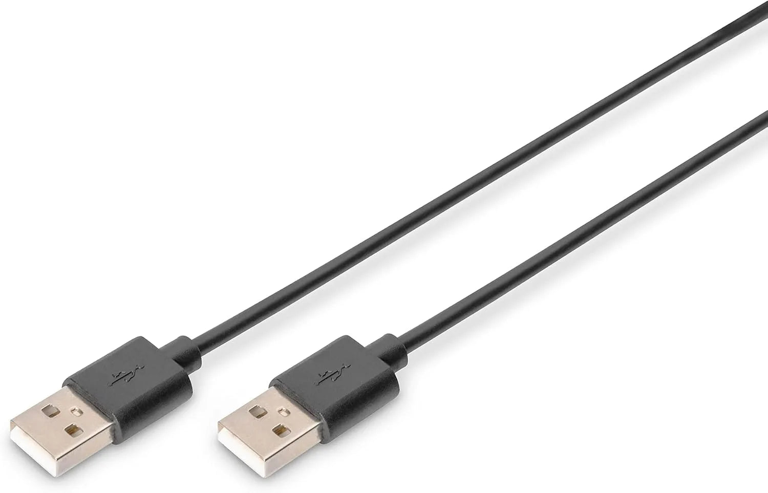 DIGITUS USB 2.0 Kabel 3 m – USB-A auf USB-A Verbindungskabel bis 480 Mbit/s für PC, Notebook & USB-Geräte