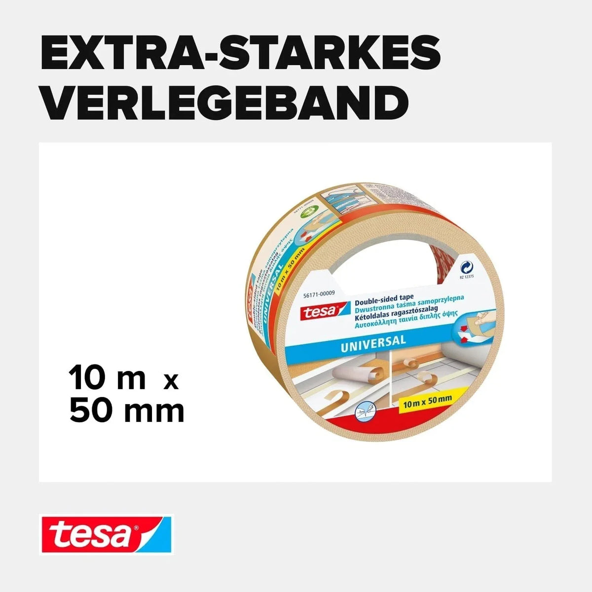 Doppelseitiges Klebeband dünn | stark | zum Basteln | Klebeband doppelseitig