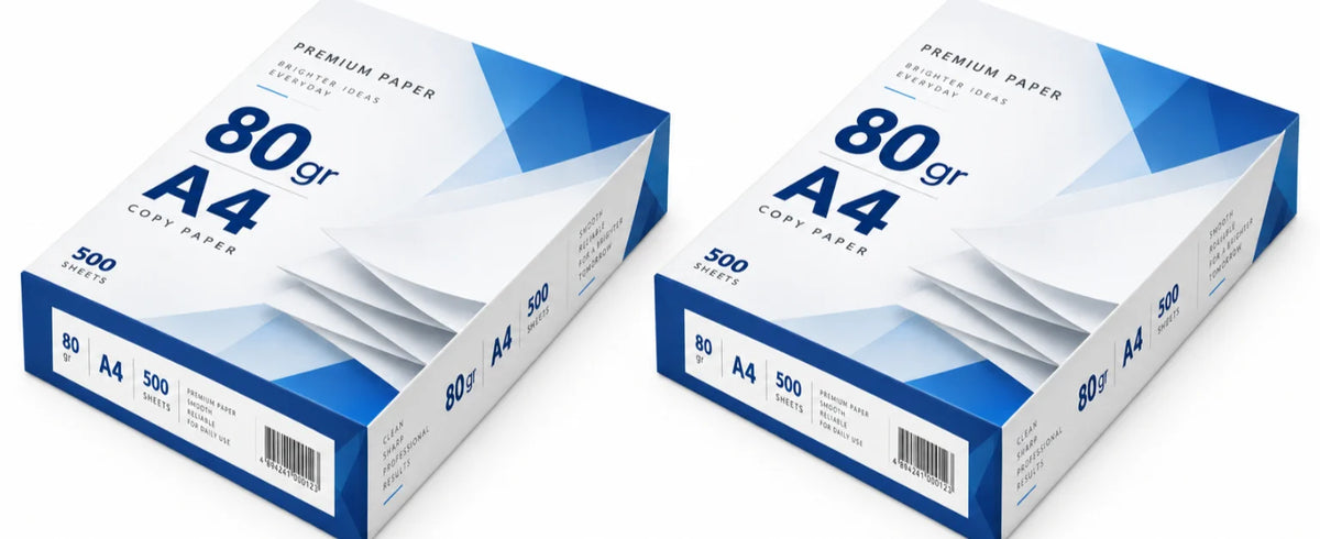 Druckerpapier A4 80 g/m² Weiß – Kopierpapier für Laser, Inkjet, Büro  Homeoffice