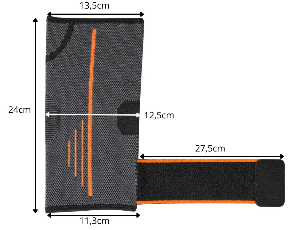 Elastische Ellenbogenbandage mit Klettverschluss – verstellbare Stützbandage für Sport und Alltag