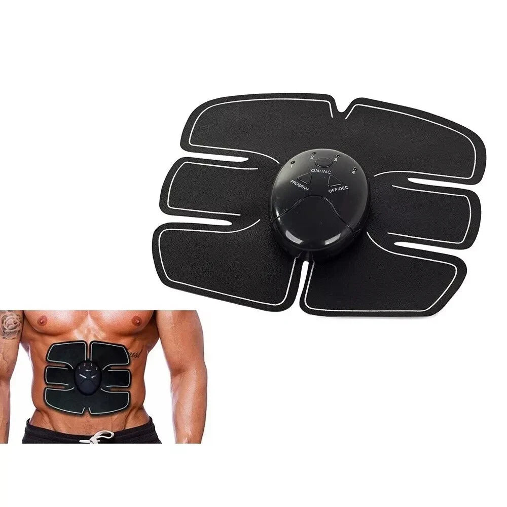 EMS Muskelstimulator 3in1 Set – Elektrostimulator für Bauch, Arme und Beine mit 6 Programmen