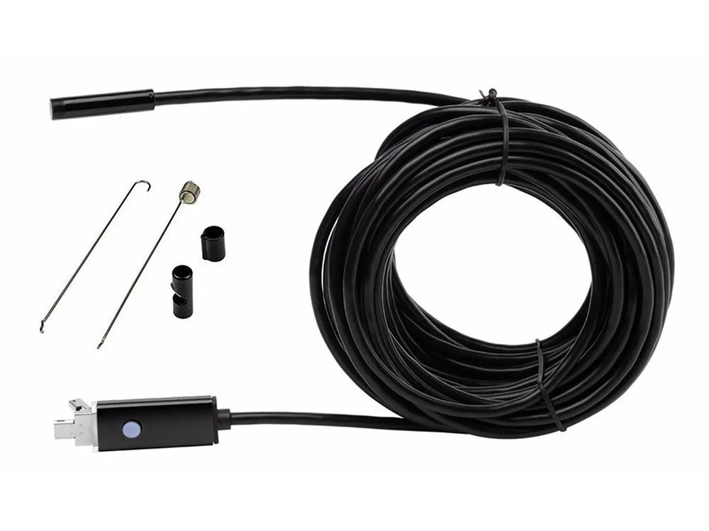 Endoskop Kamera 10m USB Android PC Inspektionskamera 5,5mm LED IP67 OTG