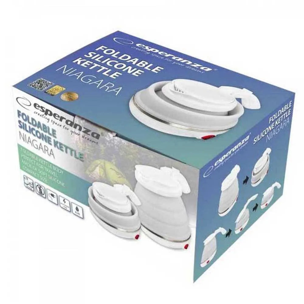 Esperanza EKK023 Mini Wasserkocher 0,5 L 750 W – kompakter Reisewasserkocher mit Abschaltautomatik