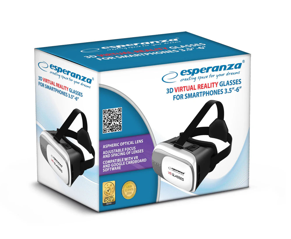 VR glasses with headphones Virtual Reality Headset suitable for 3D VR FIYAPOO 