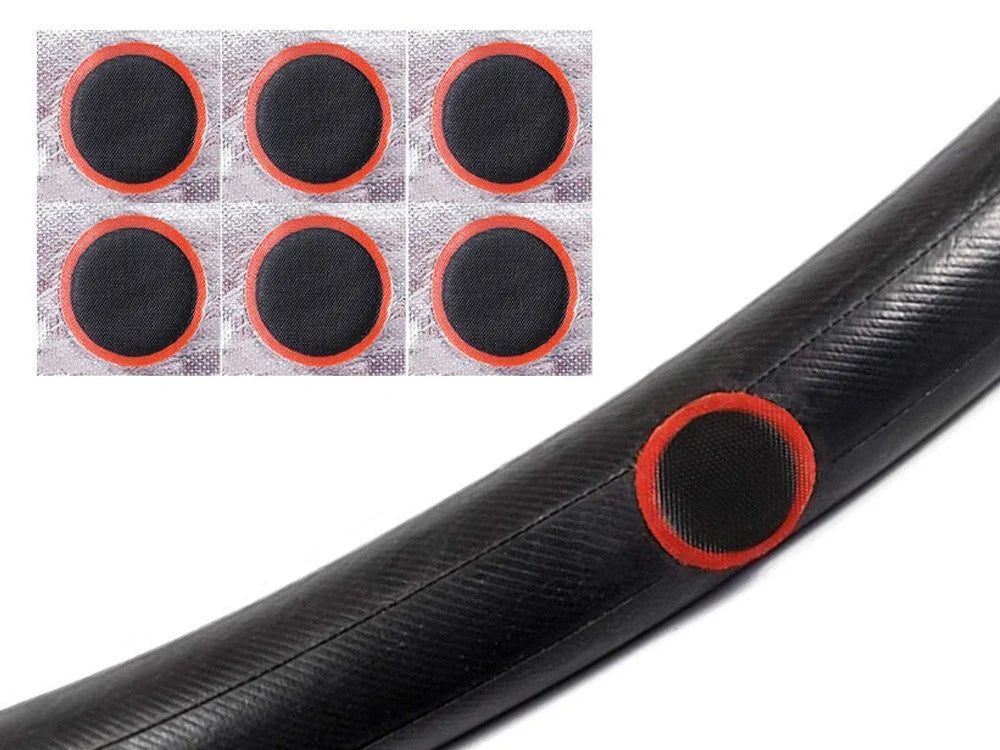Fahrrad Flickzeug 10 Flicken Reparaturset Schlauch Kleber Reifen Pannenset