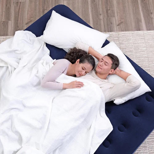 BESTWAY Luftbett 203 × 183 × 22 cm – Aufblasbares Doppelbett für 2 Personen bis 300 kg, Indoor & Camping