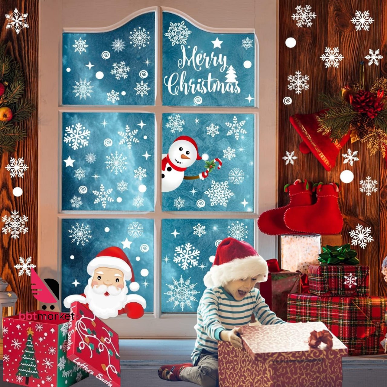 245x Schneeflocken Aufkleber Fensterbilder Fenstersticker Fensteraufkleber Deko