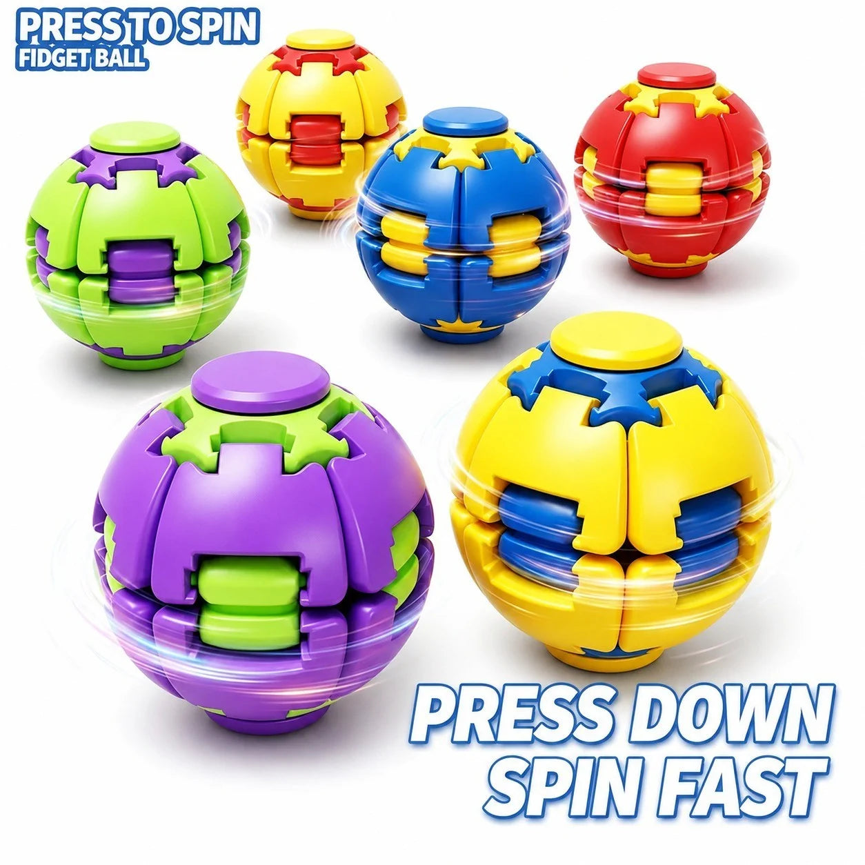 Fidget Spinner Kreisel Finger Gyro Drehspielzeug Anti Stress Büro Geschenk