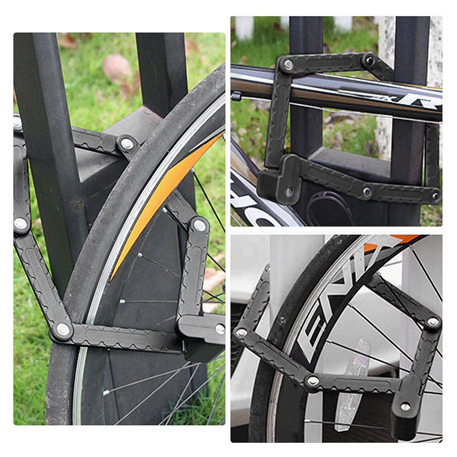 fischer fahrradschloss faltschloss FISCHER Faltschloss mit Halterung Länge Fahrrad-Motorrad-Schloss 85 cm