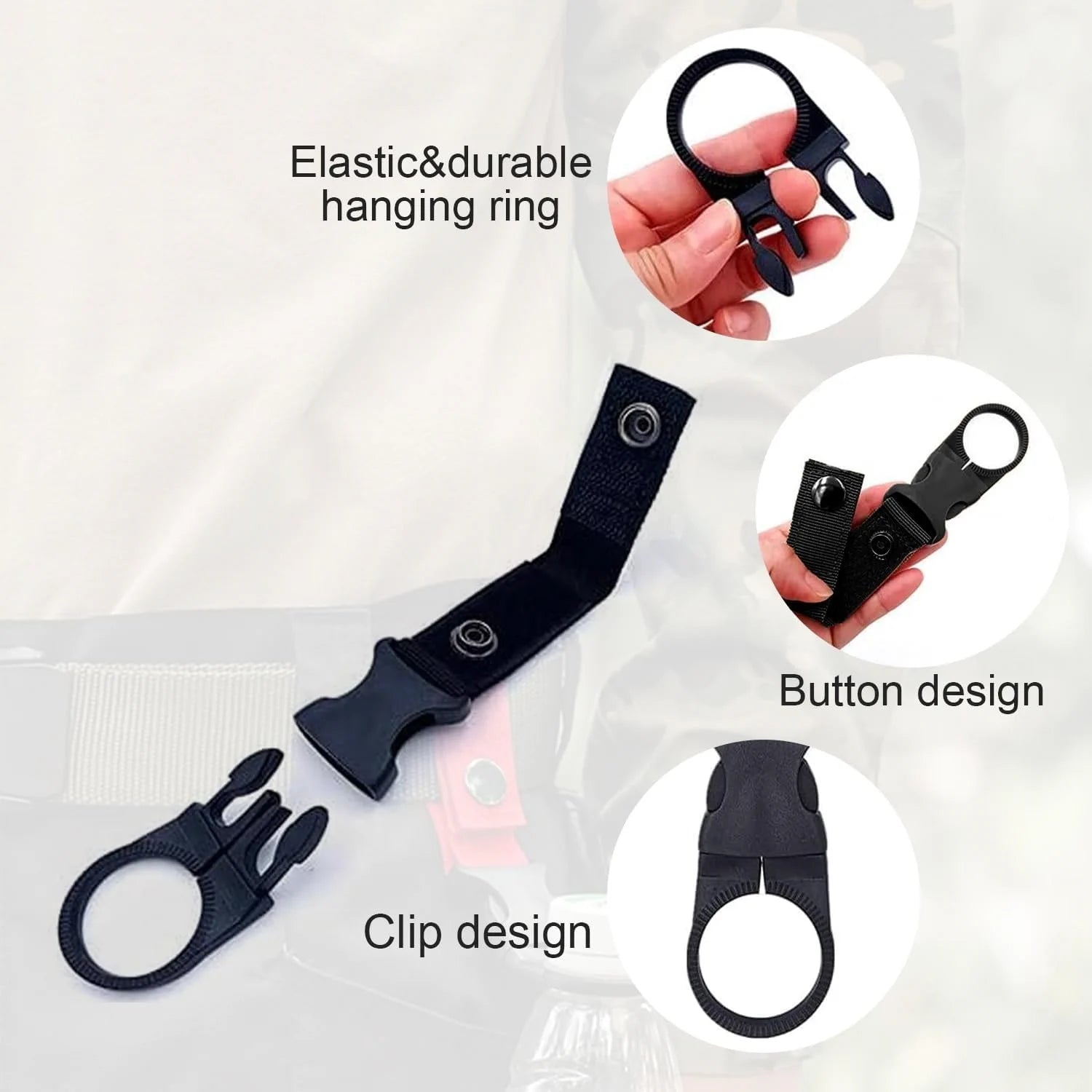 Flaschenhalter Clip Karabiner Outdoor Rucksack Wasserflasche