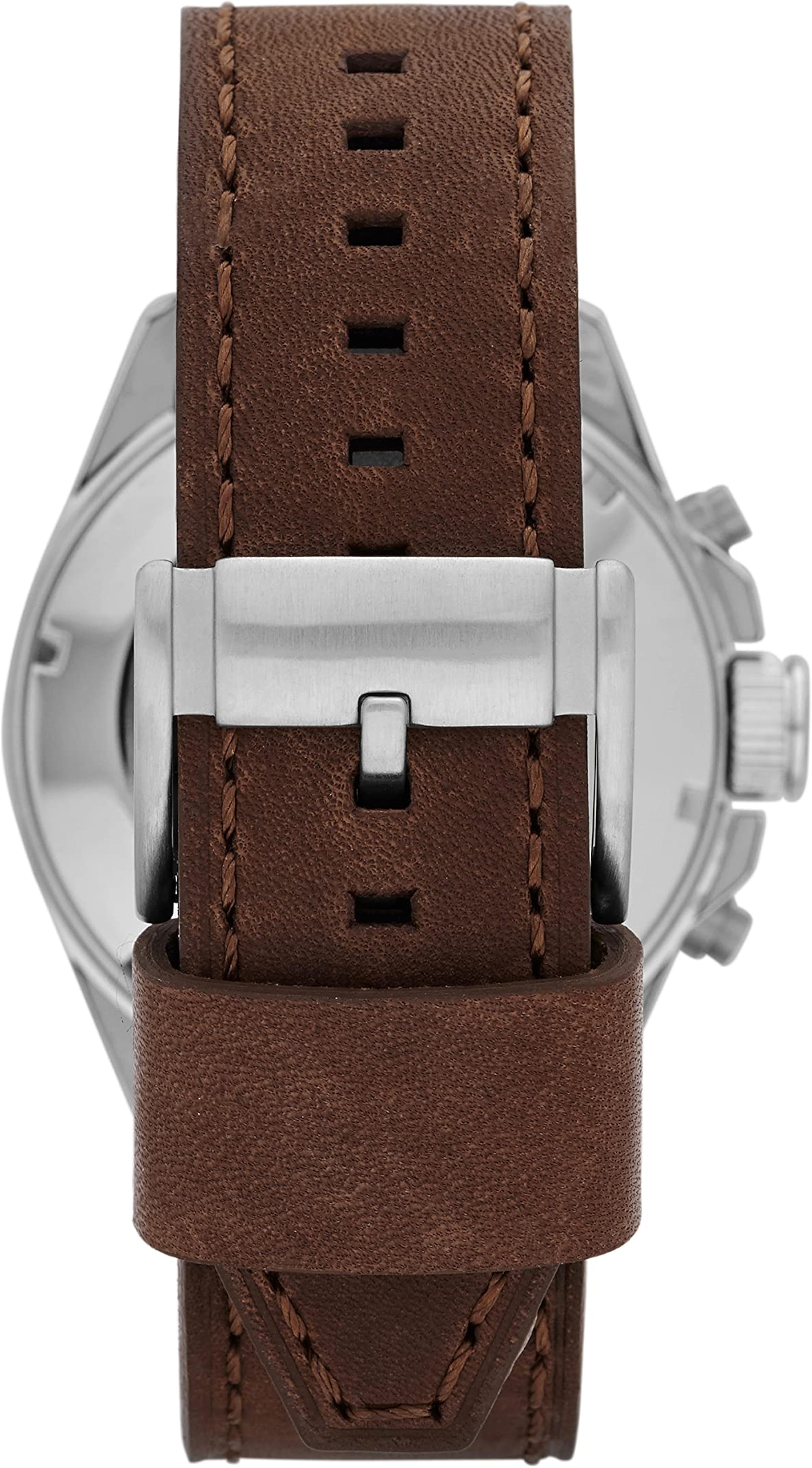 Fossil Herren Analog Quarz Uhr mit Leder Armband Herren Quarzwerk Armbanduhren