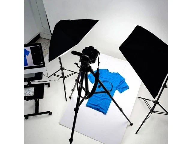 2x Softbox Fotolampen Set mit 50x70cm Softbox Studioleuchte 800W inkl Stative für Foto Video Livestream